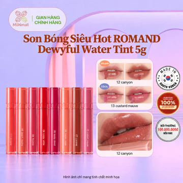Son Bóng Siêu Hot ROMAND Dewyful Water Tint 5g