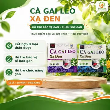 Cà Gai Leo Giảo Cổ Lam Xạ Đen 100 Viên – Công Thức 8 Thảo Dược Hỗ Trợ Chăm Sóc Gan