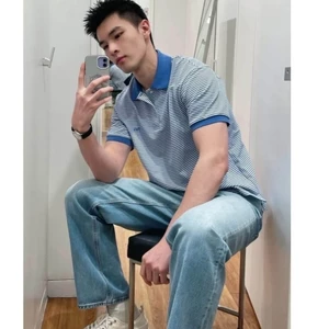 [SĂN SALE] Áo Polo NAM UNI.Q.LO Vải Dry Pique Kẻ JW siêu đẹp