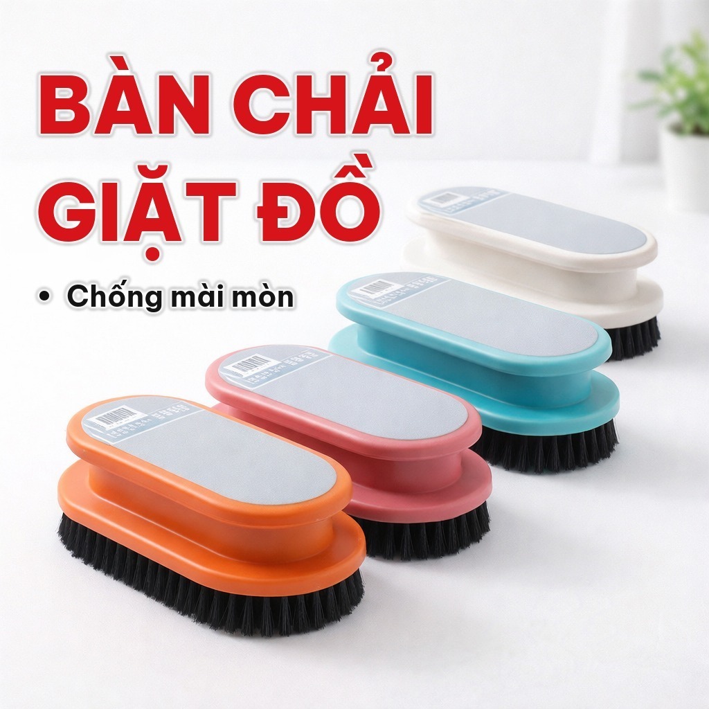 (COMBO 10) Bàn Chải Giặt Quần Áo Có Tay Cầm, Bàn Chải Cước Nhựa ABS - Cọ Bếp Đa Năng Làm Sạch Giày Dép