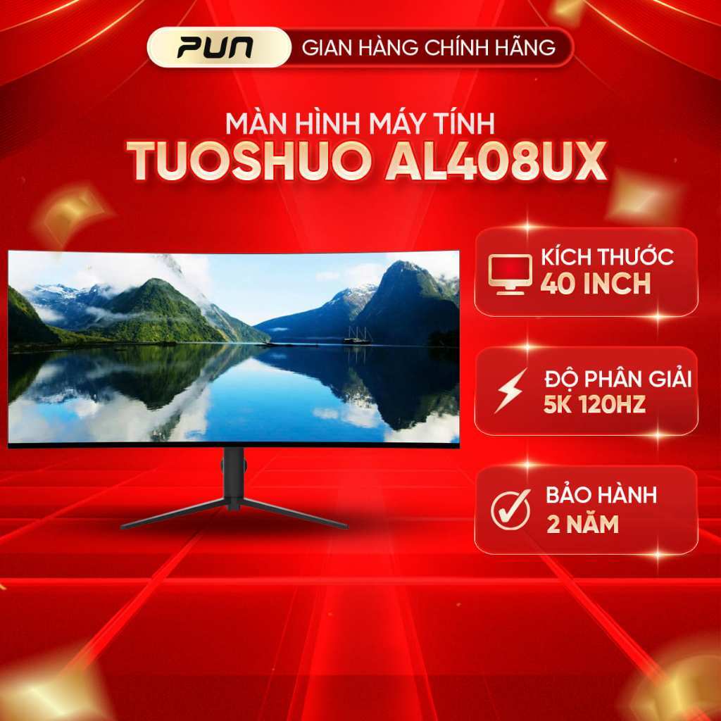 [FULL VAT CHÍNH HÃNG] Tuoshuo AL408UX – Màn Hình Cong 40” 5K2K UltraWide | Nano IPS | 120Hz | BigBuy360 - bigbuy360.vn