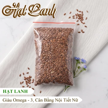 50g Hạt Lanh Nâu, Làm Sữa Hạt, Ủ Tóc...