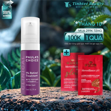 (DATE T1/2027) Tinh chất giảm nám 1% Retinol Paula's Choice Clinical Treatment 5ml