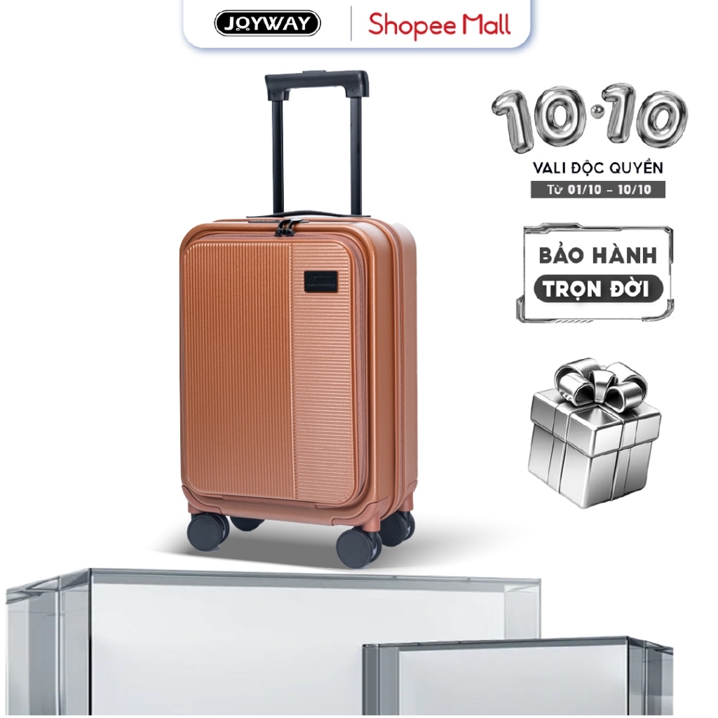 [BEST SELLER] Vali JoyWay TROP005 Size 20/24/28, Khóa Số TSA, Dây Kéo YKK, Có Ngăn Nới Rộng, Bảo Hành Trọn Đời