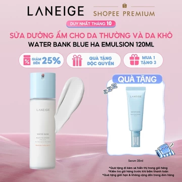 Sữa Dưỡng Ẩm Cho Da Thường Da Khô Laneige Water Bank Blue HA Emulsion 120ml