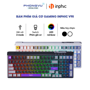 Bàn phím giả cơ Gaming Inphic V98 - Bảo hành 12 tháng