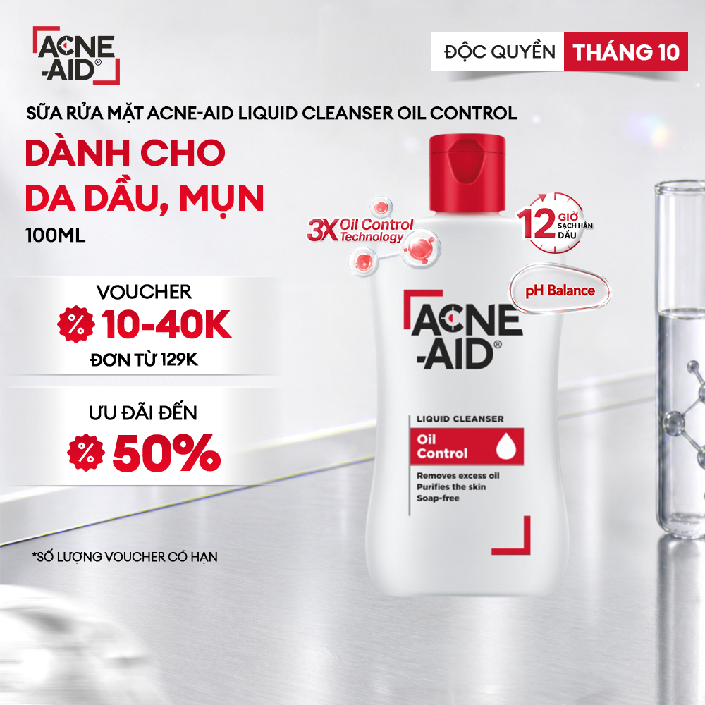 Sữa rửa mặt Acne-Aid Liquid - Giảm nhờn, ngừa mụn (100ml)