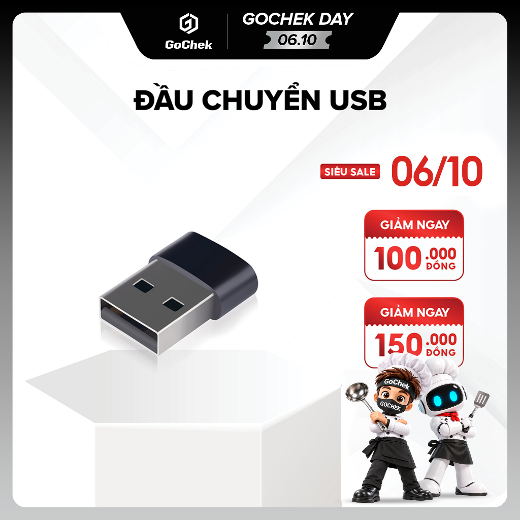 Đầu Chuyển Đổi Type C Sang Micro GoChek – Tương Thích Samsung, Xiaomi, Lenovo-LKDC3 – ảnh mô tả chi tiết 3