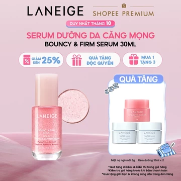 Serum tăng cường collagen, làm mờ dấu hiệu lão hóa, giúp da căng sáng Laneige Bouncy & Firm Serum 30ml