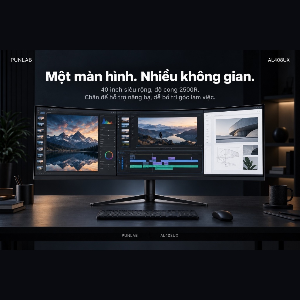 [FULL VAT CHÍNH HÃNG] Tuoshuo AL408UX – Màn Hình Cong 40” 5K2K UltraWide | Nano IPS | 120Hz | BigBuy360 - bigbuy360.vn