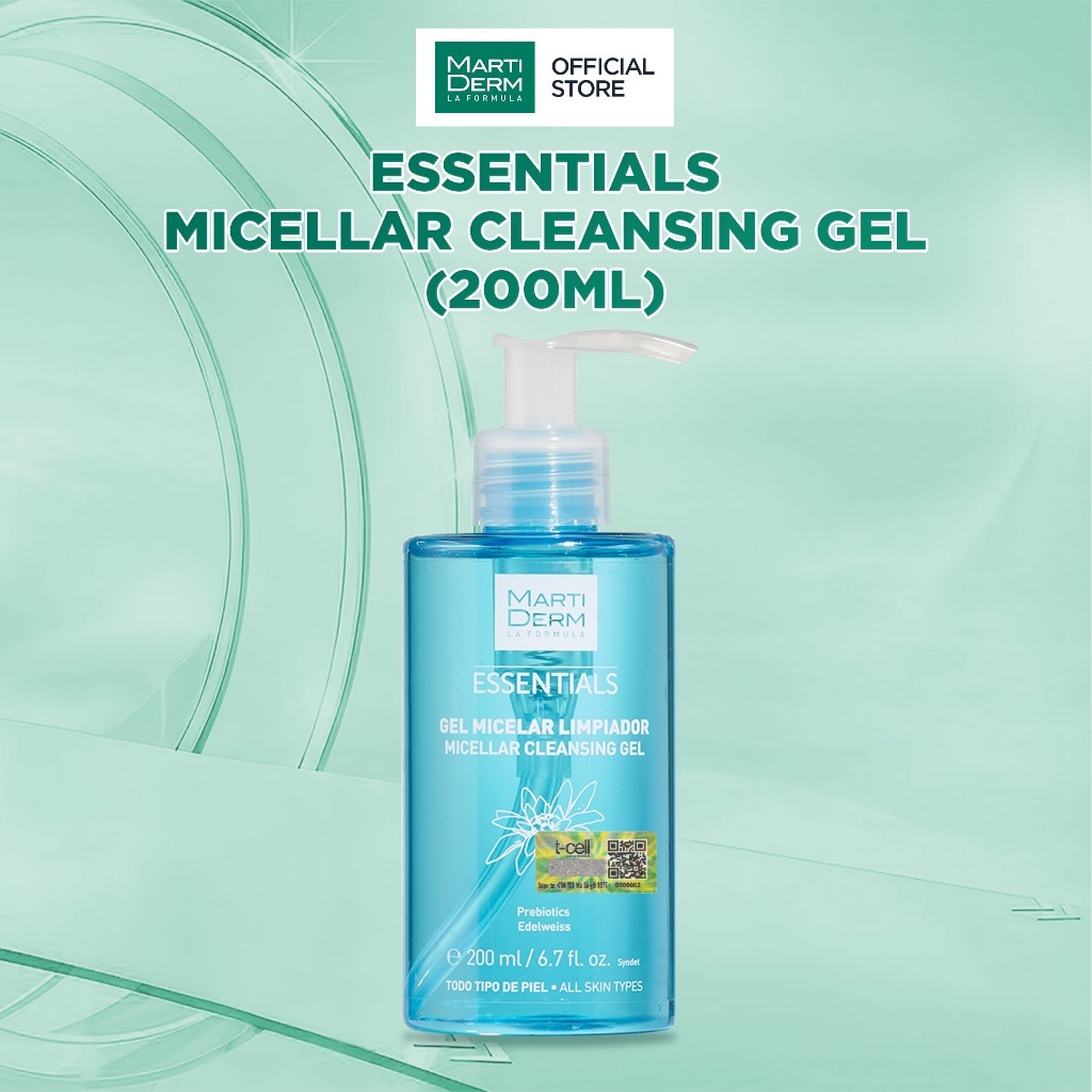 Gel Rửa Mặt MartiDerm Essentials Micellar Cleansing Gel (200ml)