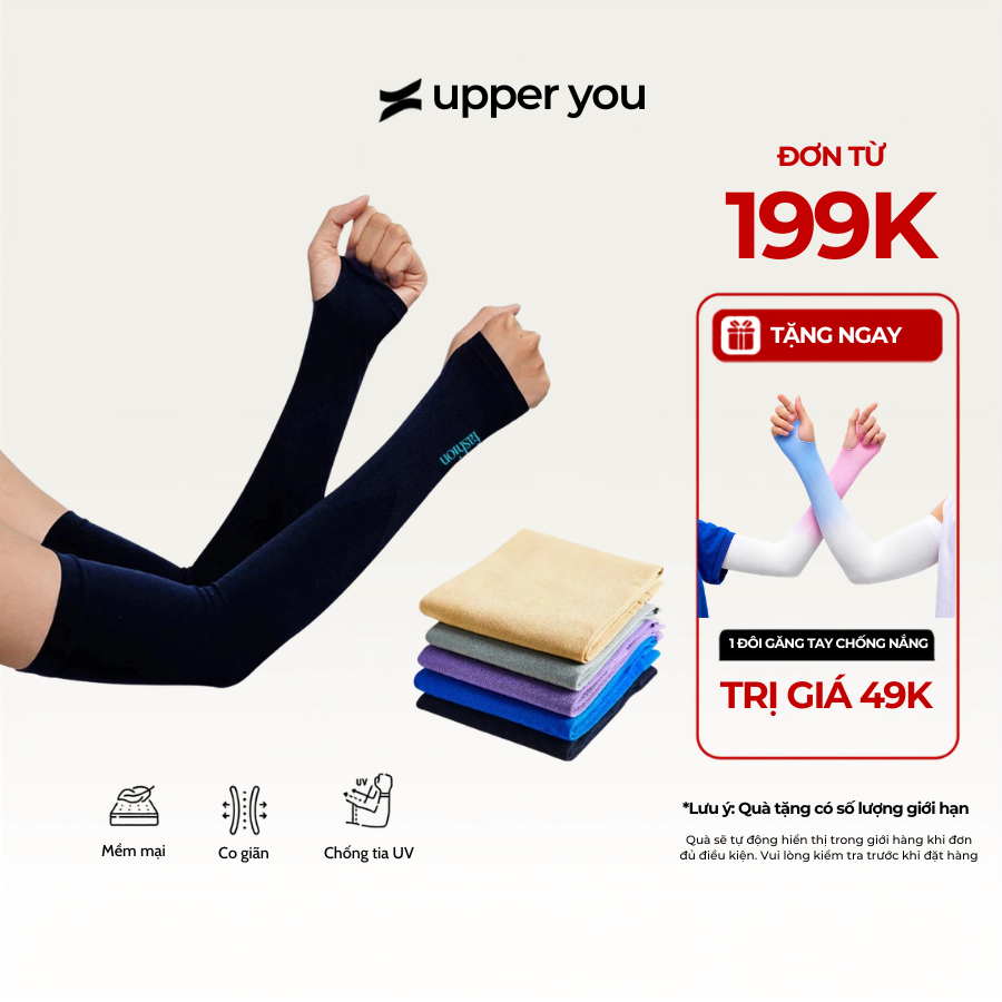 [TẶNG QUÀ ĐƠN 199K] Găng Tay Chống Nắng Basic Ống Tay Trơn Nhiều Màu Chống Tia UV Co Dãn Thấm Hút Mồ Hôi - OTZI