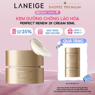 [Phiên bản cải tiến] Kem dưỡng chống lão hóa Laneige Perfect Renew 3X Cream AD 50ml