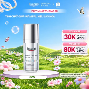 Tinh chất giúp giảm dấu hiệu lão hóa Eucerin Hyaluron-Filler Epicelline Serum 30ml | Ngăn ngừa lão hóa | Skincare