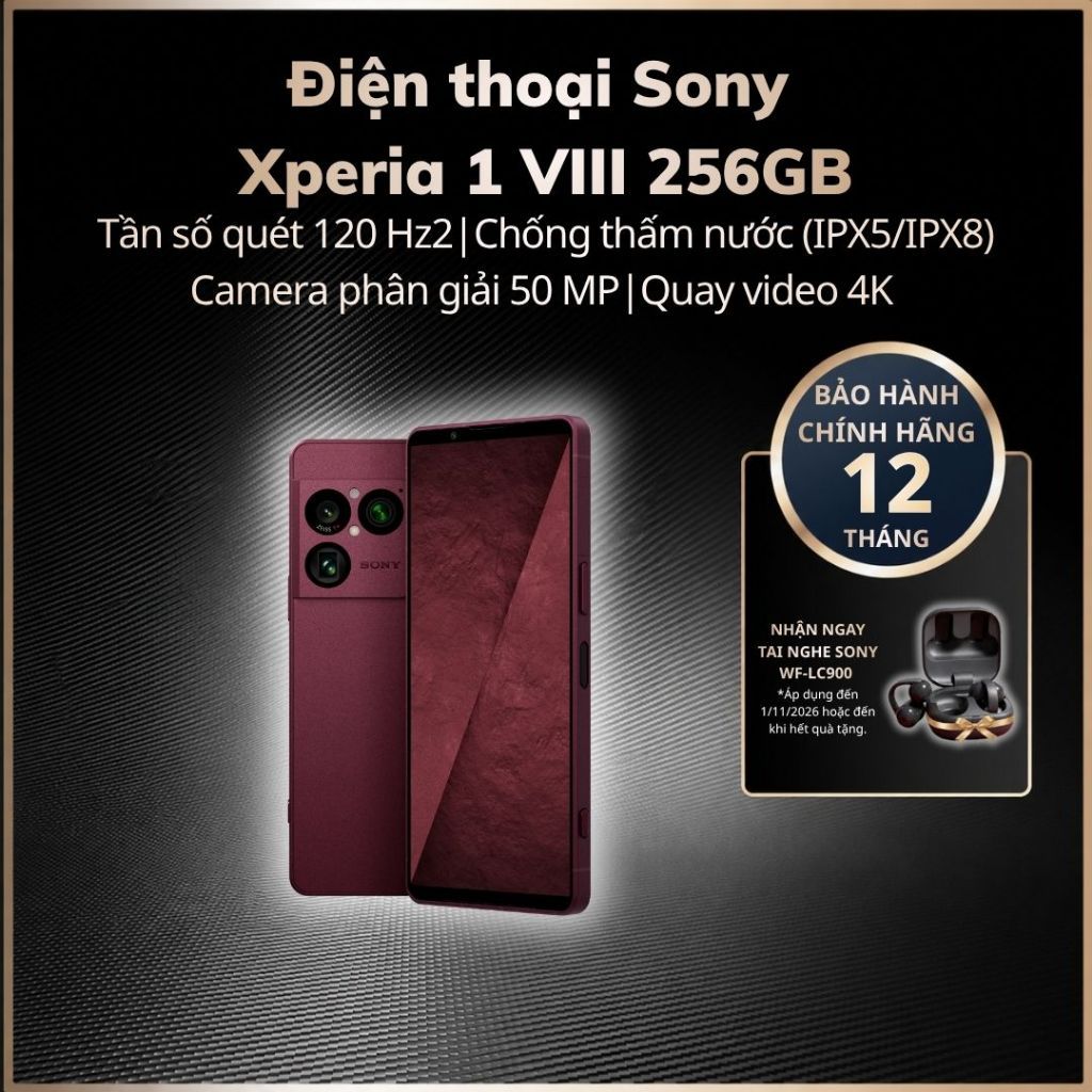 Điện thoại Sony Xperia 1 VIII 256GB | BigBuy360 - bigbuy360.vn