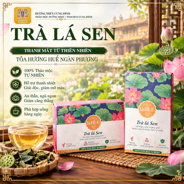 Trà lá Sen | Trà Thảo mộc Dưỡng sinh | Trà Detox | laHUE