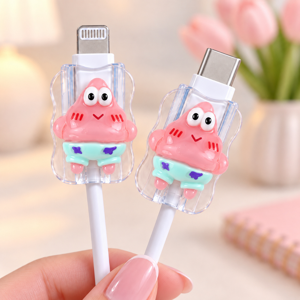 Phụ kiện bảo vệ đầu cáp sạc cho iphone nhiều hình dễ thương BEA CASE | BigBuy360 - bigbuy360.vn