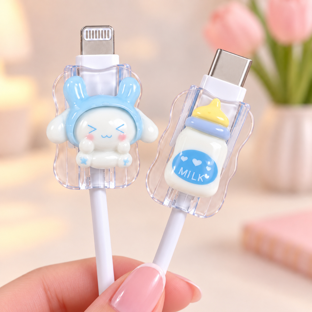 Phụ kiện bảo vệ đầu cáp sạc cho iphone nhiều hình dễ thương BEA CASE | BigBuy360 - bigbuy360.vn