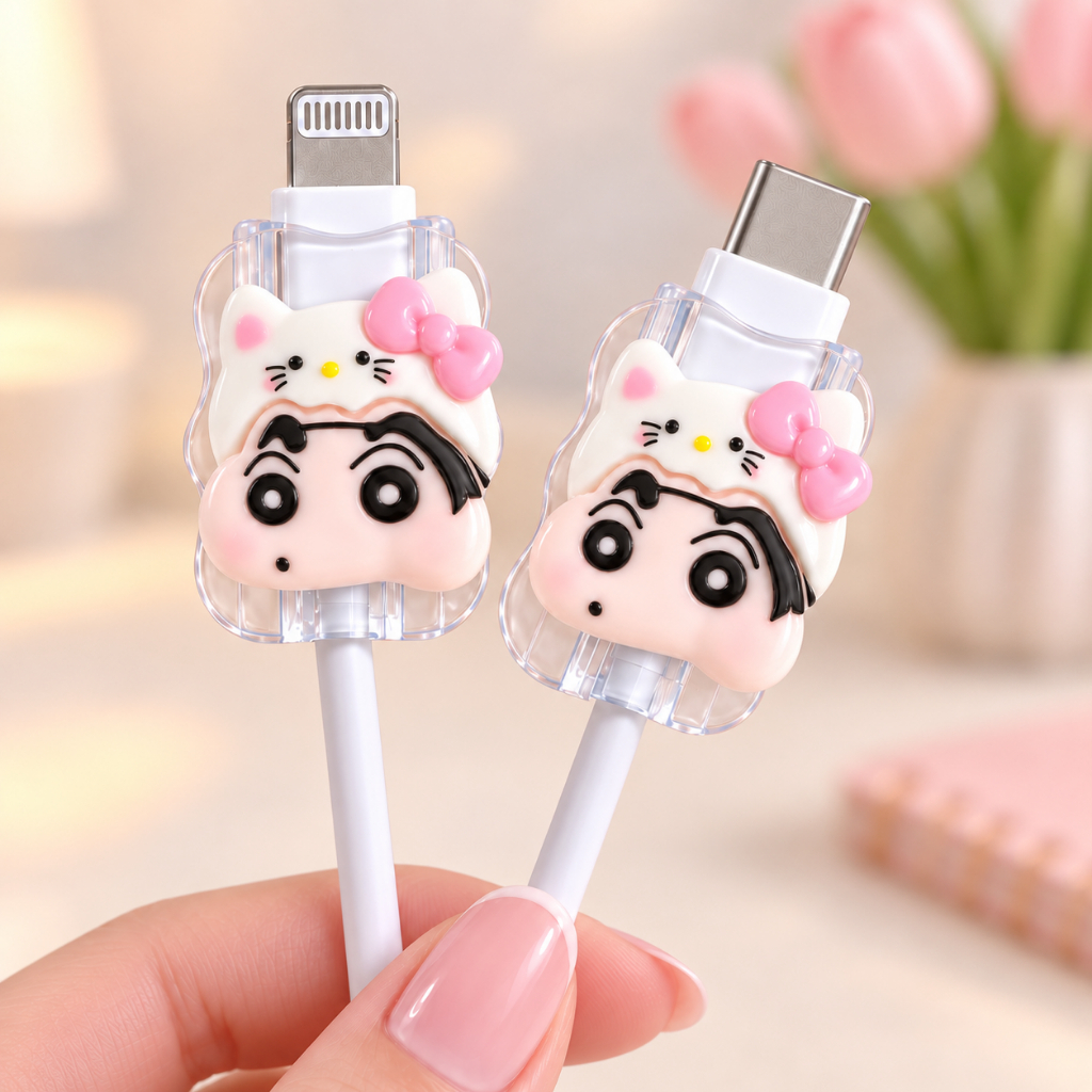 Phụ kiện bảo vệ đầu cáp sạc cho iphone nhiều hình dễ thương BEA CASE | BigBuy360 - bigbuy360.vn