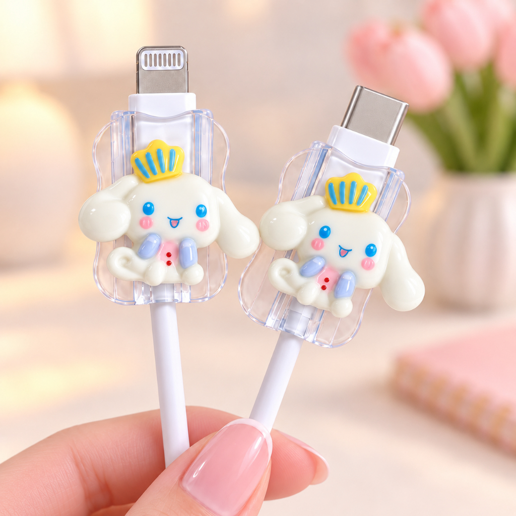 Phụ kiện bảo vệ đầu cáp sạc cho iphone nhiều hình dễ thương BEA CASE | BigBuy360 - bigbuy360.vn