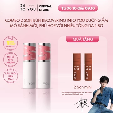 [NEW] Combo Son bùn dưỡng ẩm làm đầy rãnh môi INTO YOU SHERO MOIST SUPER MATTE LIP&CHEEK MUD 2g
