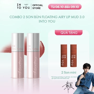 [NEW] Combo Son bùn ẩm nhẹ môi INTO YOU FLOATING AIRY LIP MUD