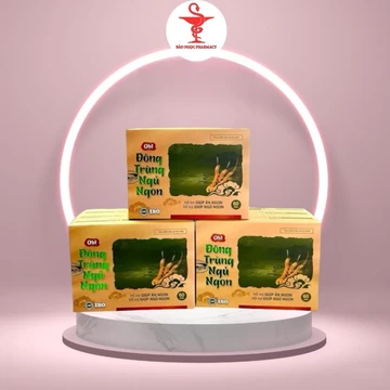 Viên uống Đông trùng ngủ ngon Obi - Giúp ăn, ngủ ngon, tăng cường sức đề kháng hiệu quả ( Hộp 60 viên)
