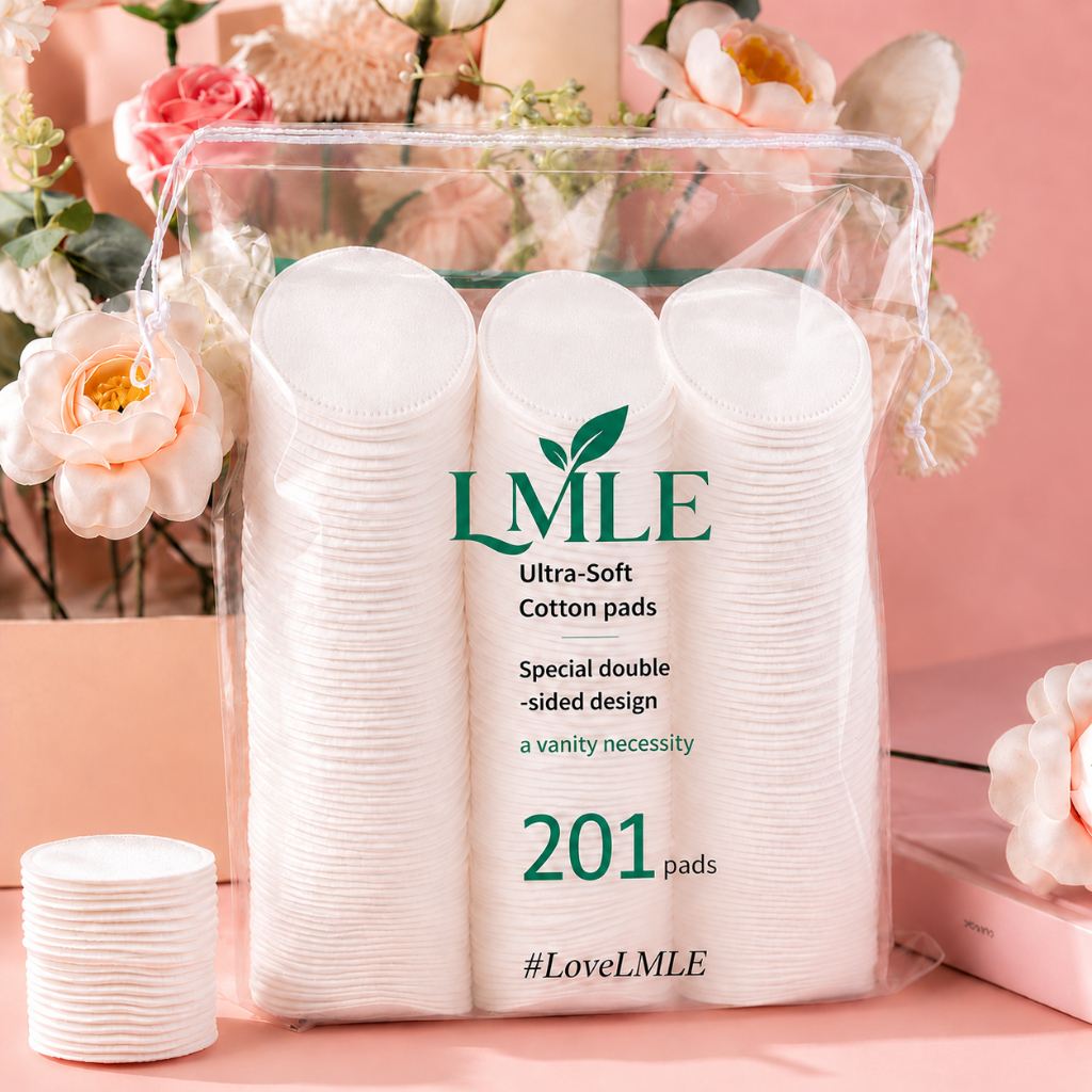 [Chính Hãng 201m] Bông tẩy trang LMLE 201 miếng cotton tự nhiên mềm mịn P0642