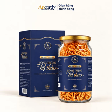 Đông Trùng Hạ Thảo Ancordy Sợi Rối, Sấy Thăng Hoa Nuôi Cấy Vô Khuẩn, Đông Trùng Giá Thể Gạo Lứt