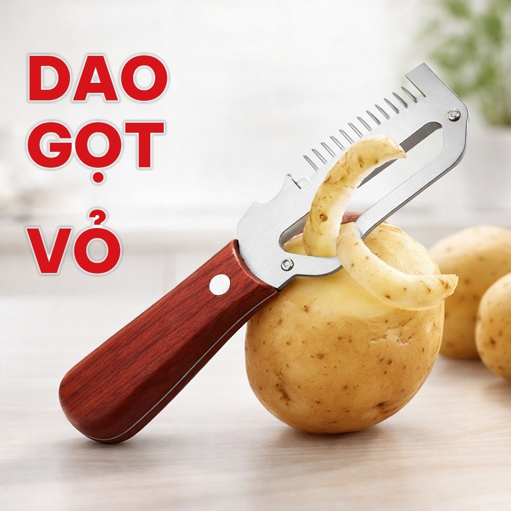 (COMBO 5) Dao Gọt Vỏ Rau Củ Quả Đa Năng, Dao Nạo Củ Quả Sắc Bén Bằng Thép Không Gỉ, Tiện Lợi Nhà Bếp