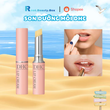 Son Dưỡng Môi DHC Lip Cream - Không Màu, Dưỡng Ẩm Cho Môi, Làm Hồng Môi, Cải Thiện Tình Trạng Nứt Nẻ