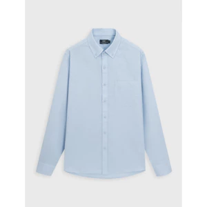 Áo Sơ mi nam dài tay chỉnh chu thanh lịch, áo sơ mi Cotton cao cấp mặc đi học, đi làm CANIFA 8TH26A002