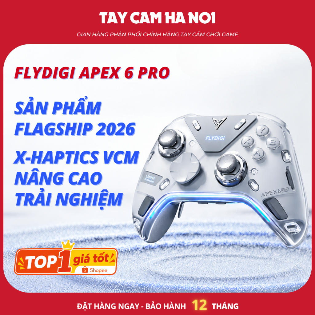 [HÀNG CÓ SẴN] Tay cầm Flydigi APEX 6 PRO / APEX 6 Joystick TMR, công ...