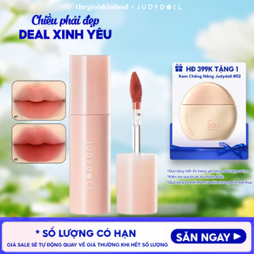 Son kem bùn Judydoll bền màu, lâu trôi Matte Lip Mud 2.8g ThegioiSkinfood
