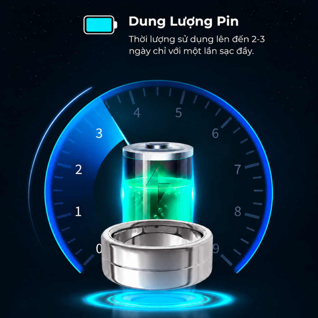 Nhẫn Thông Minh Meizu TM12 | Hỗ Trợ Theo Dõi Giấc Ngủ, Sức Khoẻ, Vận Động, Đo Nhịp Tim | Chống Nước IP68 | Chính Hãng | BigBuy360 - bigbuy360.vn
