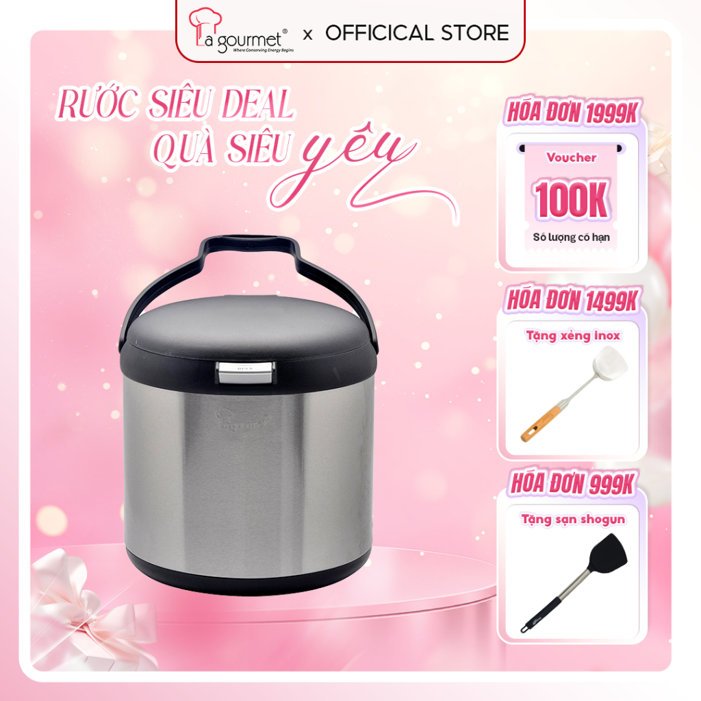 Nồi ủ giữ nhiệt cao cấp La gourmet 4.5L - 326065