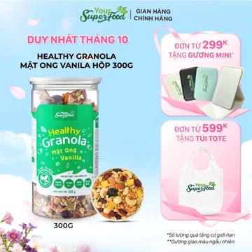 Granola Mật Ong Vanilla Dinh Dưỡng Ăn Kiêng Mix Sữa Chua Trái Cây Dùng Ăn Sáng Healthy Your Superfood