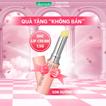 QUÀ TẶNG KHÔNG BÁN - CTKM SON DƯỠNG NHẬT DHC LIP CREAM 1.5G