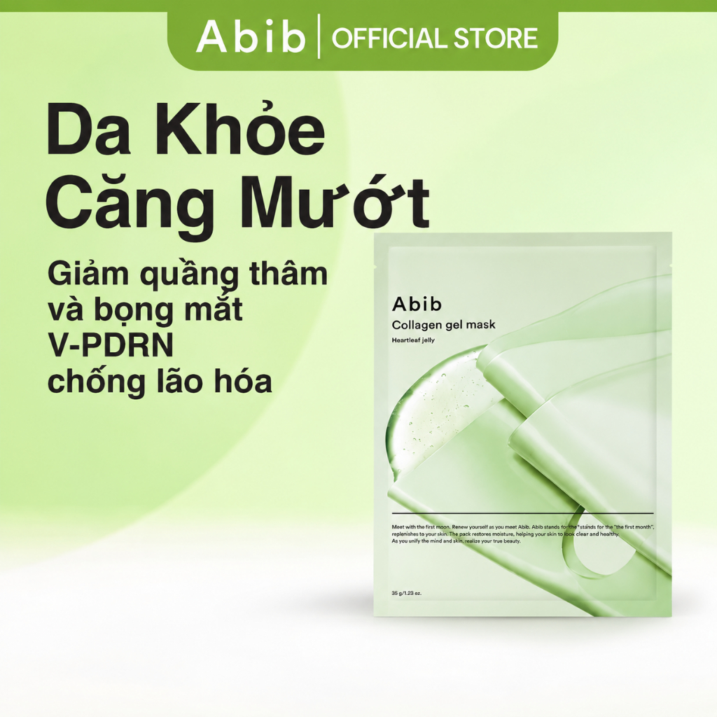 Mặt nạ dạng thạch dưỡng da chiết xuất diếp cá Abib Collagen Gel Mask Heartleaf Jelly