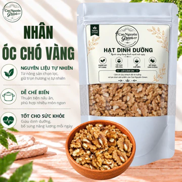 Nhân Óc Chó Vàng Sống Cao Nguyên Green. Nhân Óc Chó Vàng Nguyên Hạt, Làm Sữa Hạt, Ăn Vặt, Làm Bánh