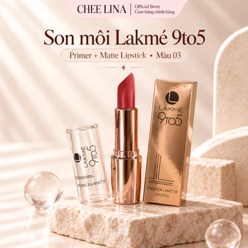 Son Thỏi Lì Lakmé 9to5 Primer + Matte Lipstick Nhiều Màu, Chất Son Lì Mịn