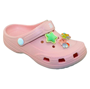Dép sục bé gái Bita's DEVA.22 (Hồng pastel + Tím)