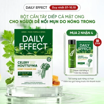 Bột Cần Tây Diếp Cá Mật Ong DAILY EFFECT Celery Houttuynia Honey Power Mix (Hộp 10 Gói x 4g)