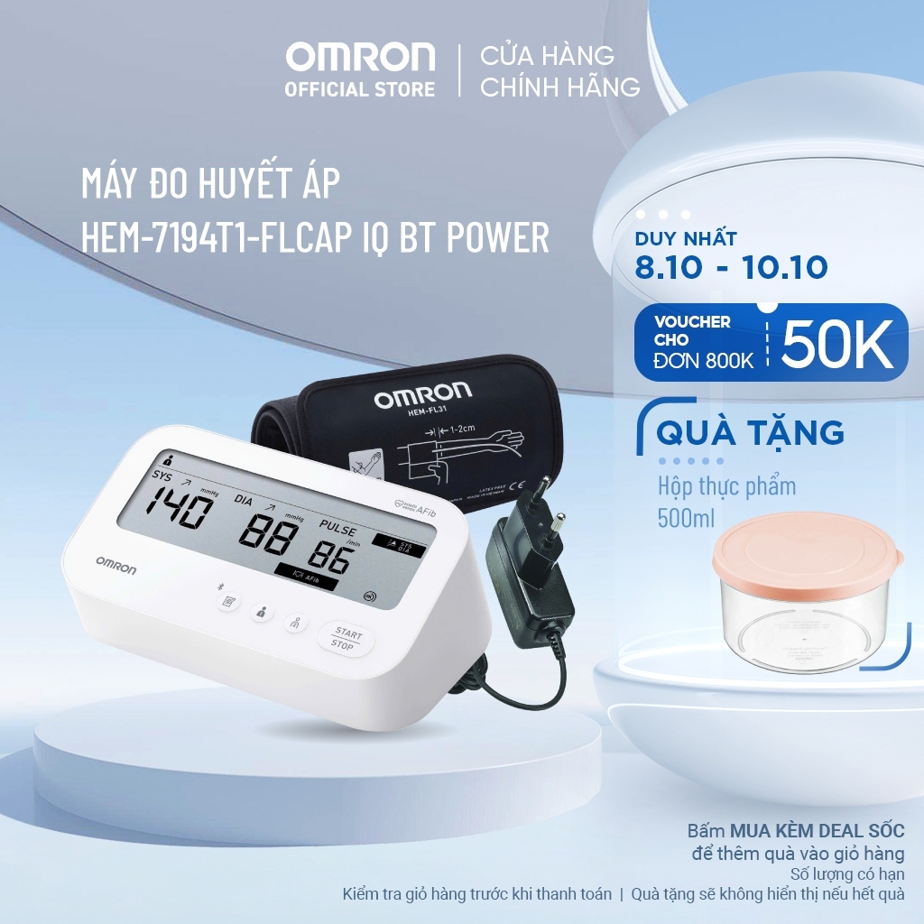 Omron Blood Pressure Monitor Bluetooth IQ BT