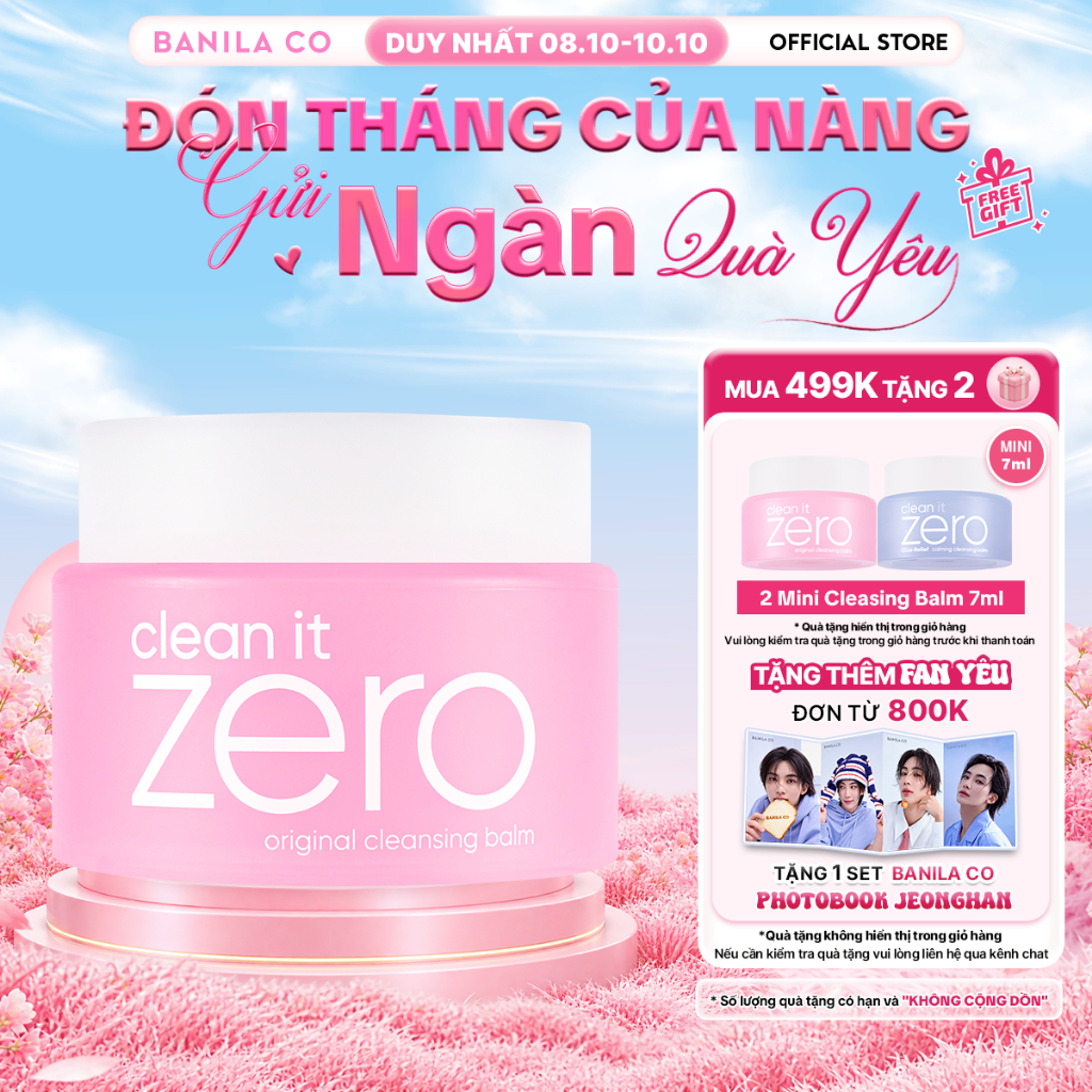 [Renewal] Sáp tẩy trang Banila Co C​l​e​a​n It Z​e​r​o C​l​e​a​n​s​i​n​g B​a​l​m O​r​i​g​i​n​a​l 100/180ML mọi loại da