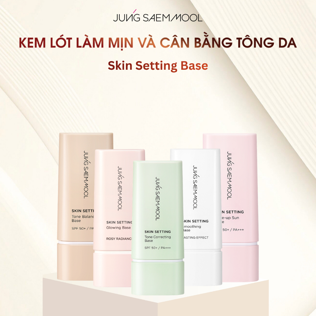 Kem lót JUNG SAEM MOOL Skin Setting Base Tone-up 40ml