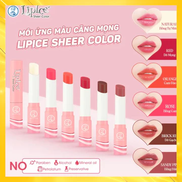 Son Dưỡng Hiệu Chỉnh Sắc Môi Tự Nhiên LipIce Sheer Color (2.4g)
