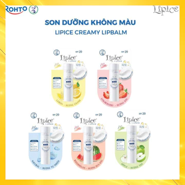 Son Dưỡng Môi Không Màu Lipice Creamy Lipbalm 3,3g