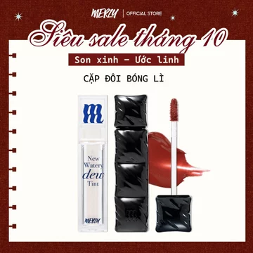 [MERZY DUO] MOOD DUO: Son Tint Bóng Merzy New Dew 4g + Son Kem Merzy Puffer Velvet Tint