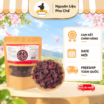 Trà Hoa Atiso Đỏ (Hoa Hibiscus Khô) 100gr Loại 1